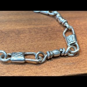 Fishers Of Men Sterling SilverBracelet 8 inch.